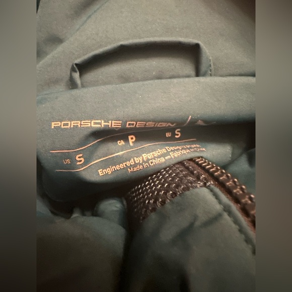 NWT $550 Porsche Design Warm Padded Quilted Down Jacket Small Varsity Green S - Picture 13 of 13